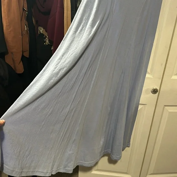 NWT Free People Carrie Midi Dress in “Blue Heron” - Picture 7 of 9